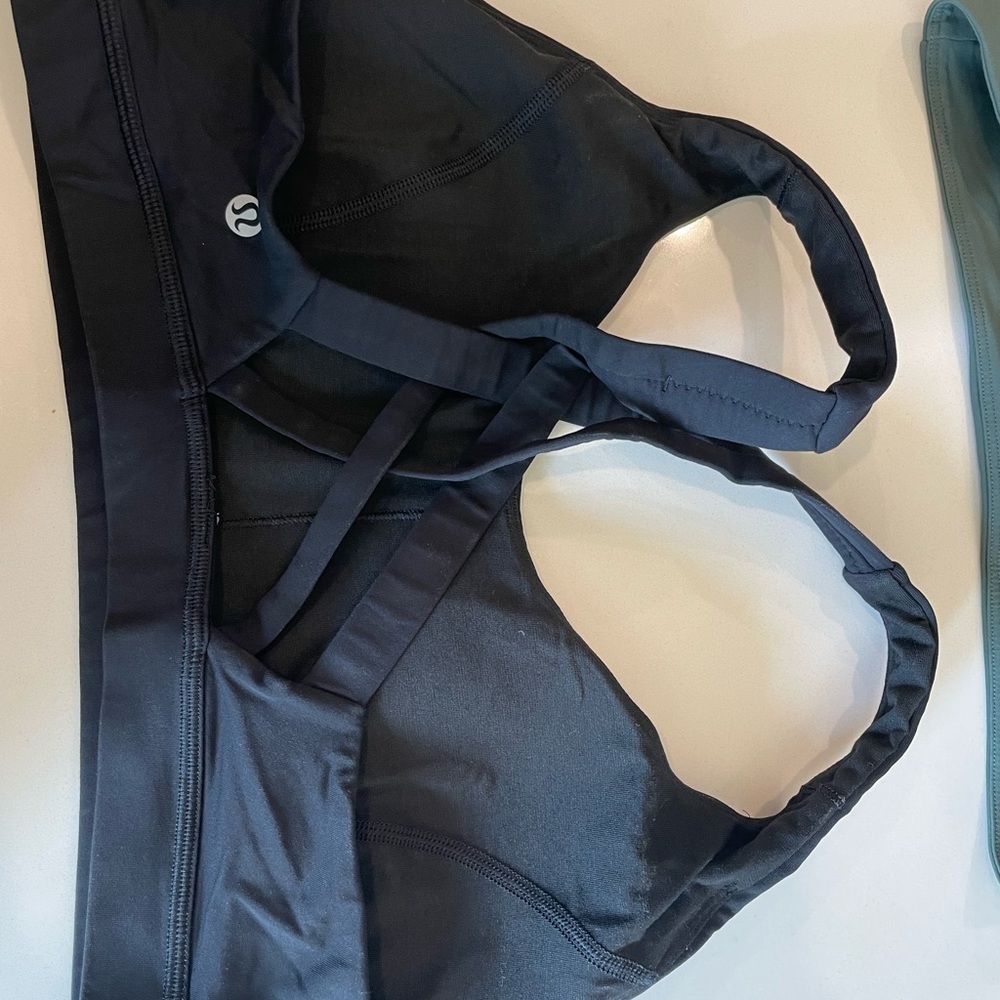lululemon athletica Midnight Black Sports Bra - Picture 2 of 2